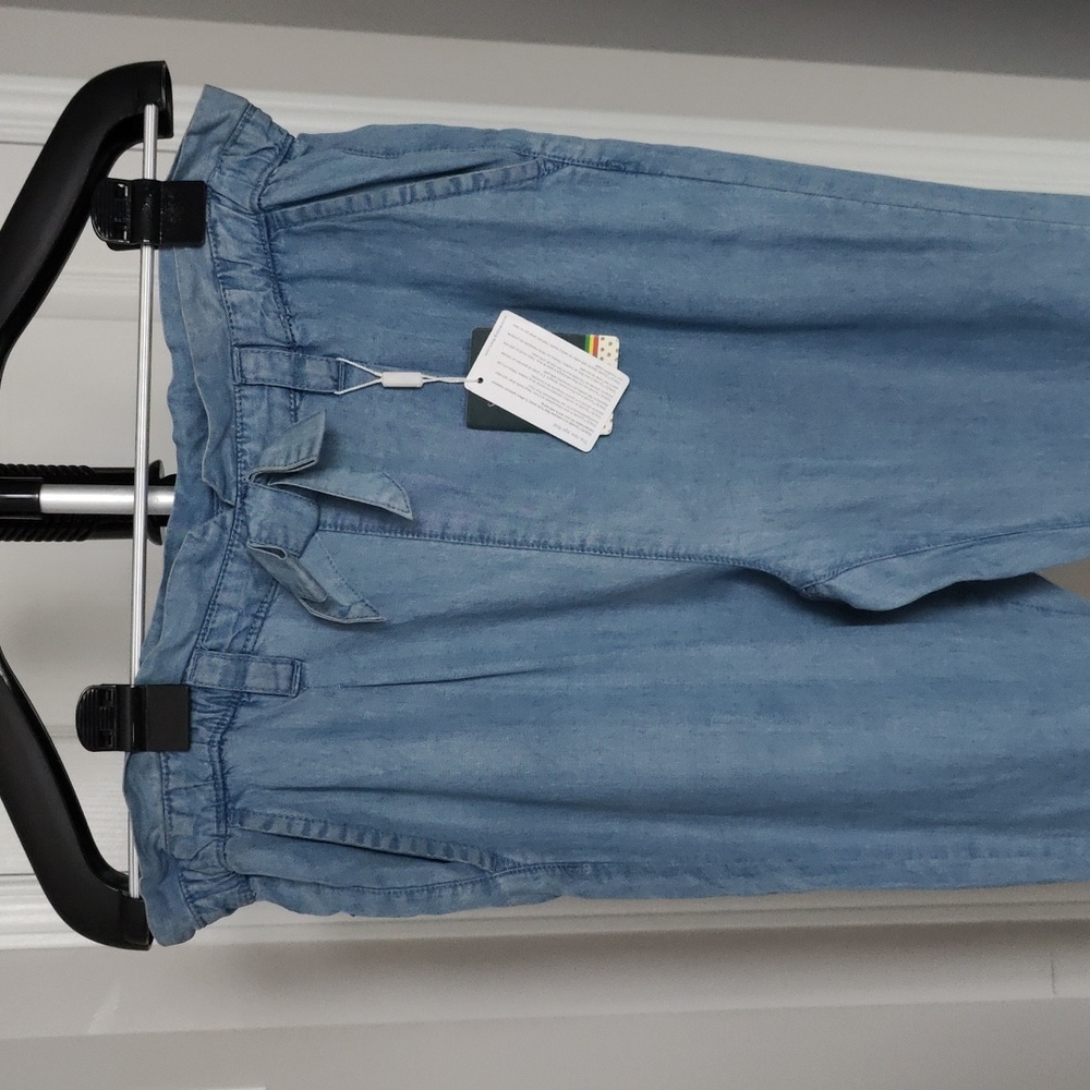 Blue denim looking pants